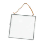 Hanging Picture Frame Suede 10"x10"