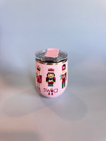 Sugar Plum Soldiers Stemless Wine Cup 12oz