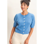 Puff Sleeve Cardigan