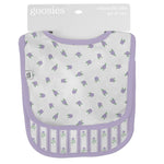 Lilac Buds Tiny Floral Bib Set