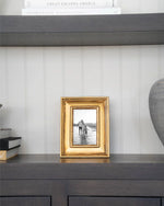 Double Rectangle Gold Photo Frame