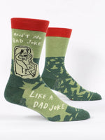 No Bad Joke Like a Dad Joke Crew Socks