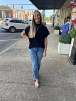 KUT Kelsey High Rise Ankle Flare Jeans