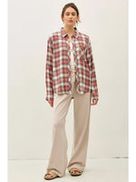 Plaid Flannel Top