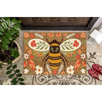 Floral Bee Doormat