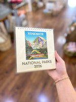 2026 National Parks Desk Calendar