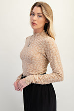Lace Fitted Top