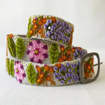 Freshwater Floral Wool Belt