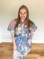 Uncle Frank Patchwork Shirt Dress