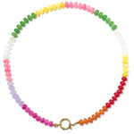 Gemstone Candy Charm Necklace