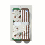 Mallard Drake Ducks Burp Cloth Set