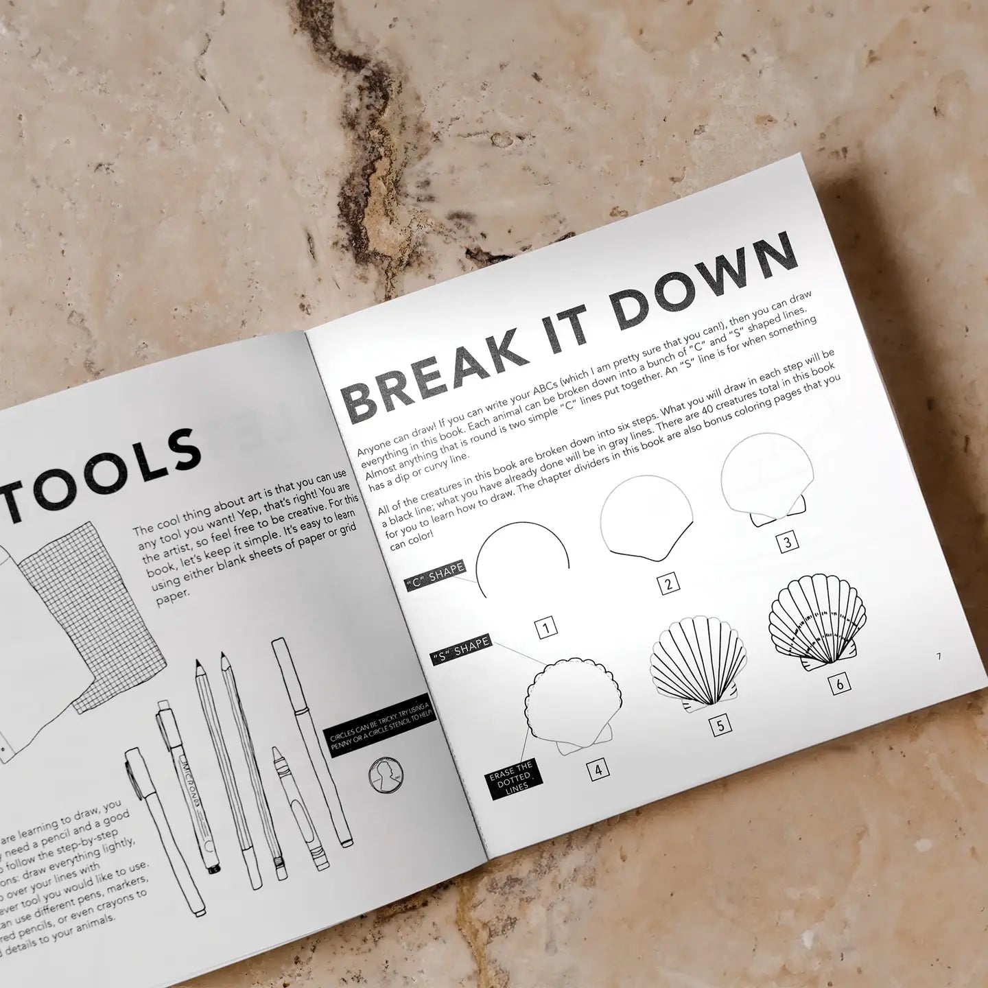 Under the Sea: How To Draw Mini Book