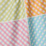 Patio Check Geometry Tea Towel