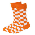 Kids Orange and White Socks