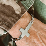 Stainless Steel Cross Bracelet