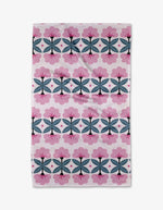 Fragrant Flowers Geometry Tea Towel
