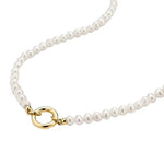 Pearl Necklace with Charm Holder