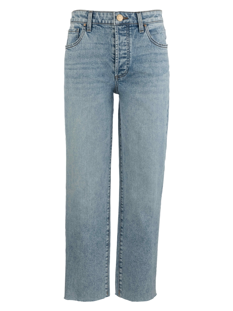 KUT Fay High Rise Straight Leg Jeans
