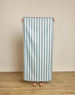 Blue Cabana Geometry Beach Towel