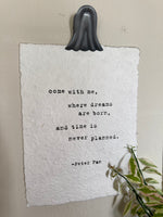 Peter Pan Paper Print