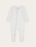Boody Baby LS Romper Dusty Heather Grey