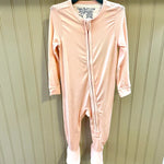 Zip-Up Footie Blush