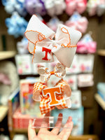 Game Day Moonstitch Tennessee Hair Bow Weeone
