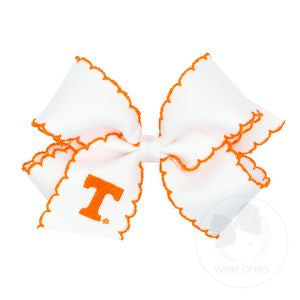 Game Day Moonstitch Tennessee Hair Bow Weeone