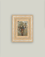 Flower Butterfly Vase Framed Art