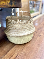 Basket Cream Belly Seagrass