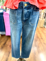 KUT Elizabeth High Rise Straight Clarity