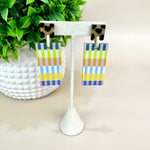 Sunshine Tienda Hazel Stripe Cabana Earring