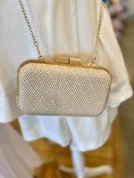 Straw Clutch Purse