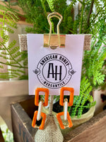 Orange Pride Earring