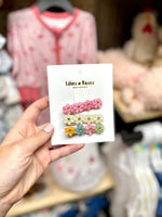 Double Daisies Satin Clips Set of 3 Lilies & Roses NY