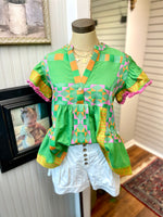 Ivy Jane Tiered Woven Top