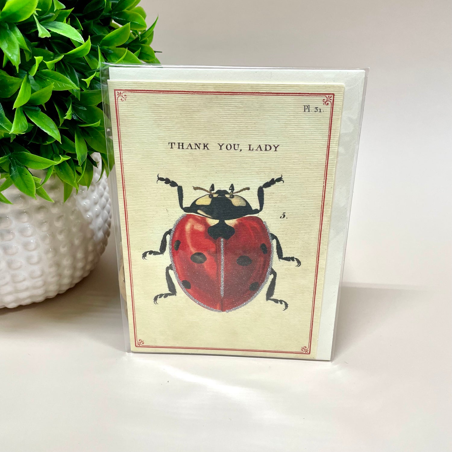 Thank You Lady Greeting Card