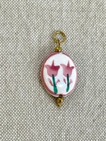 Pink Tulip Charm