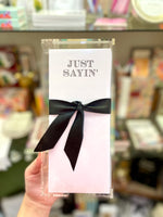 Notepaper w/Acrylic Tray