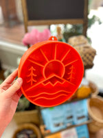 Enrichment Orange Slow Feeder Bowl Great Outdoors