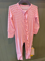 Gingham in Cottage Pink Convertible Sleeper