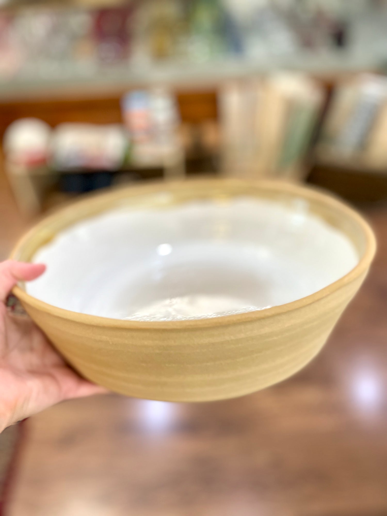 Serving Dish with Iron Rim