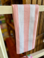 Summer Bold Pink Geometry Tea Towel
