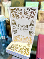 Dwell in the Word Journal Linen Gold Daily Grace Co