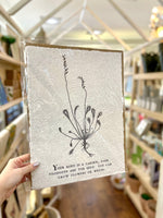 Paper Print Your Mind Is A Garden