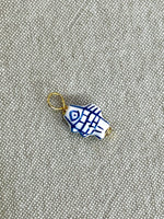 Fish Porcelain Bead Charm
