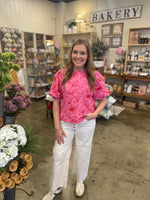 Floral Vines Knit Top