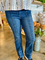 KUT Kelsey Front Seam Jeans