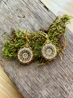 Round Gold Earrings