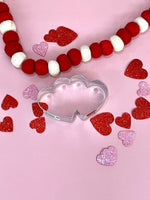 Cookie Cutter Double Heart 8163A
